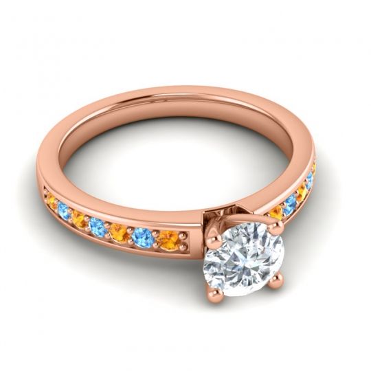 Classic Pave Asada Ring, 6mm