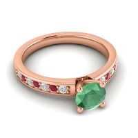 Classic Pave Asada Ring, 6mm