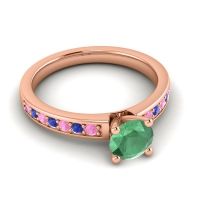 Classic Pave Asada Ring, 6mm