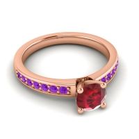 Classic Pave Asada Ring, 6mm