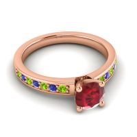 Classic Pave Asada Ring, 6mm