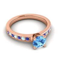 Classic Pave Asada Ring, 6mm