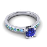 Classic Pave Asada Ring, 6mm