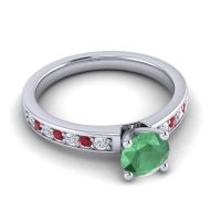Classic Pave Asada Ring, 6mm