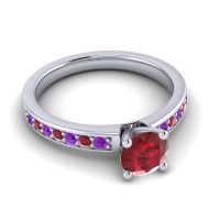 Classic Pave Asada Ring, 6mm