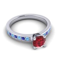 Classic Pave Asada Ring, 6mm