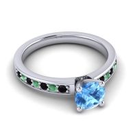 Classic Pave Asada Ring, 6mm