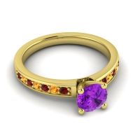 Classic Pave Asada Ring, 6mm