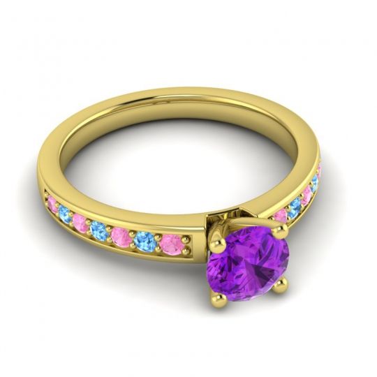 Classic Pave Asada Ring, 6mm