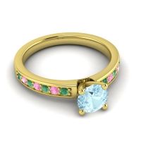 Classic Pave Asada Ring, 6mm