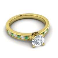 Classic Pave Asada Ring, 6mm