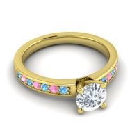 Classic Pave Asada Ring, 6mm