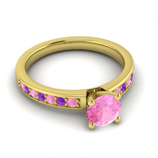 Classic Pave Asada Ring, 6mm