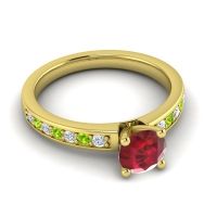 Classic Pave Asada Ring, 6mm