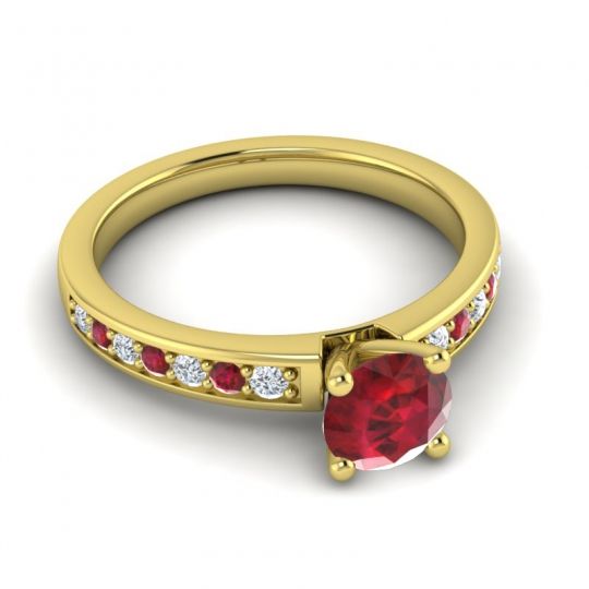 Classic Pave Asada Ring, 6mm