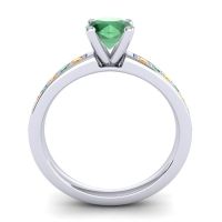 Classic Pave Asada Ring, 6mm