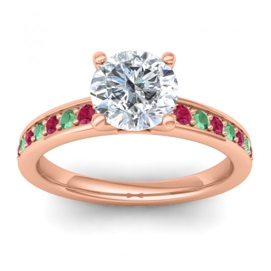 Classic Pave Asada Ring, 7mm