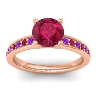 Classic Pave Asada Ring, 7mm