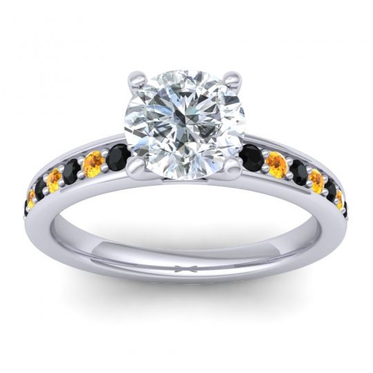Classic Pave Asada Ring, 7mm
