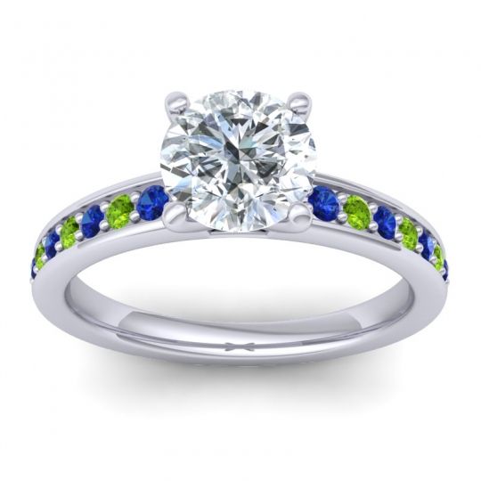 Classic Pave Asada Ring, 7mm