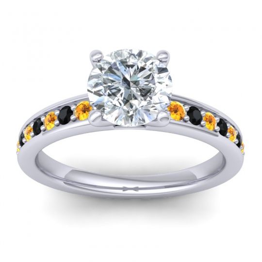Classic Pave Asada Ring, 7mm