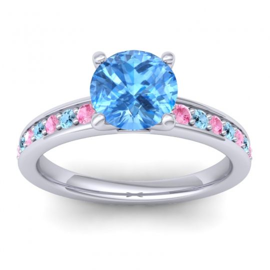 Classic Pave Asada Ring, 7mm