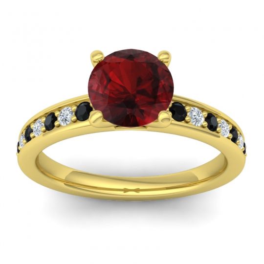 Classic Pave Asada Ring, 7mm