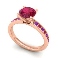 Classic Pave Asada Ring, 7mm