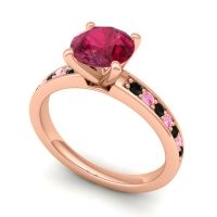 Classic Pave Asada Ring, 7mm