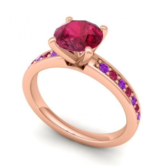 Classic Pave Asada Ring, 7mm