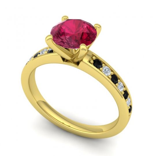 Classic Pave Asada Ring, 7mm