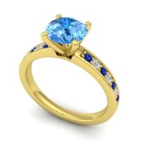 Classic Pave Asada Ring, 7mm