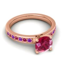 Classic Pave Asada Ring, 7mm