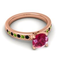 Classic Pave Asada Ring, 7mm