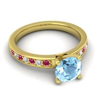 Classic Pave Asada Ring, 7mm