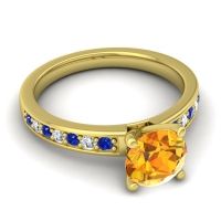 Classic Pave Asada Ring, 7mm