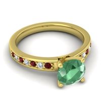 Classic Pave Asada Ring, 7mm