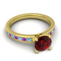 Classic Pave Asada Ring, 7mm