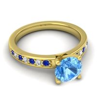Classic Pave Asada Ring, 7mm