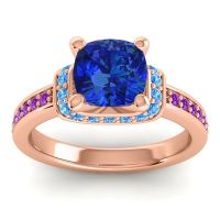 Halo Cushion Aksika Ring