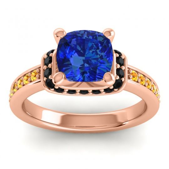 Halo Cushion Aksika Ring