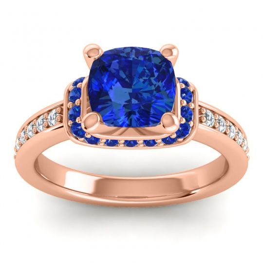 Halo Cushion Aksika Ring