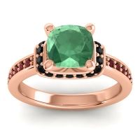 Halo Cushion Aksika Ring