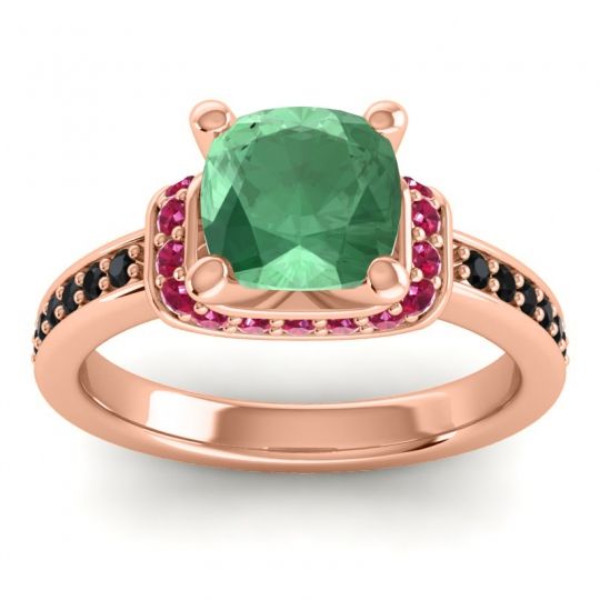 Halo Cushion Aksika Ring