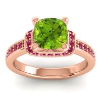 Halo Cushion Aksika Ring