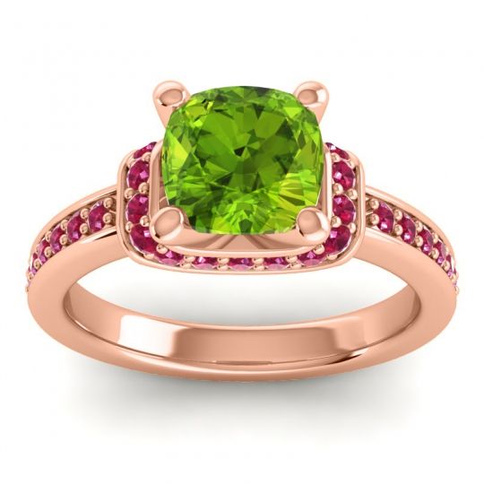 Halo Cushion Aksika Ring