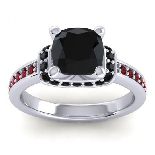 Halo Cushion Aksika Ring