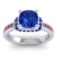 Halo Cushion Aksika Ring