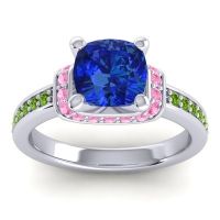 Halo Cushion Aksika Ring