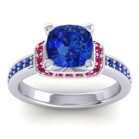 Halo Cushion Aksika Ring